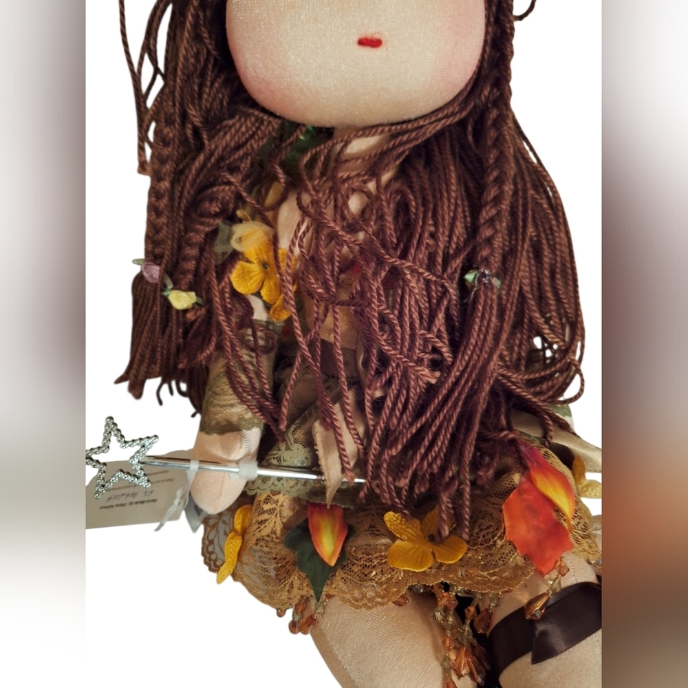 RARE Handmade My Enchanted Factory Soft Bodied Fairy Doll Magical Whimsical - Picture 7 of 12